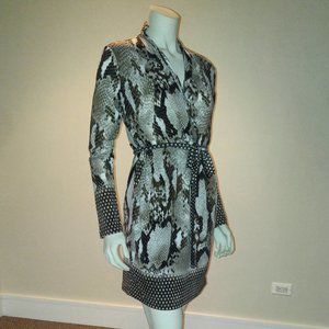 Nico LA faux wrap dress with tie belt